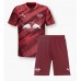 Camisa de Futebol RB Leipzig Antonio Nusa #7 Equipamento Secundário Infantil 2024-25 Manga Curta (+ Calças curtas)